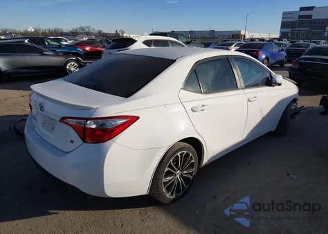 2014 Toyota Corolla S Plus z USA, uszkodzony, nr VIN 5YFBURHE3EP115299
